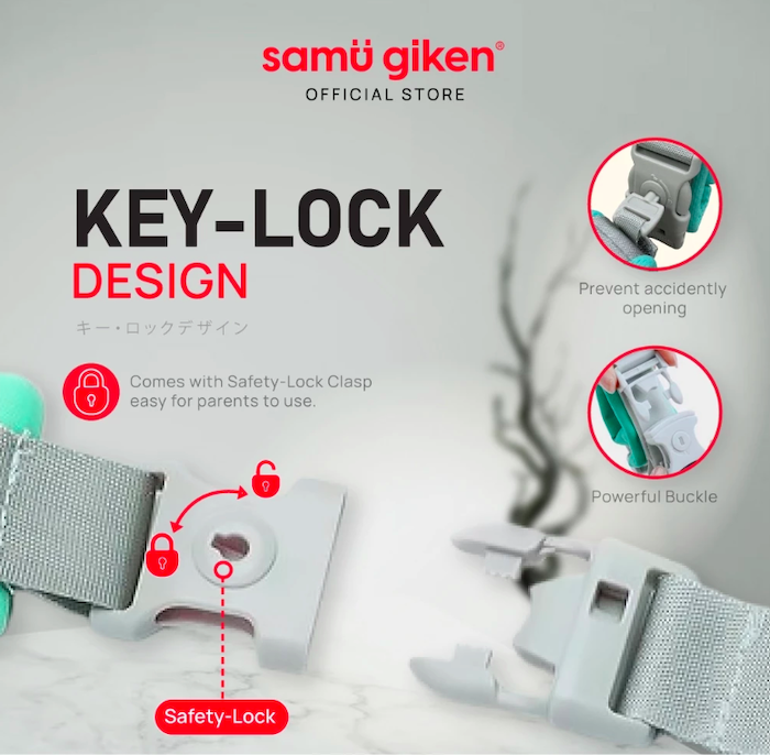 Samu Giken Kids Anti-Lost Safety Harness Strap 儿童防走丢安全带